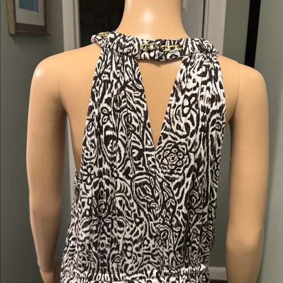 Jennifer Lopez brown high low maxi dress size large - Picture 6 of 7